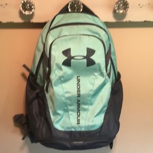 UNDER ARMOUR STORM BACKPACK MINT GREEN/ GRAY.